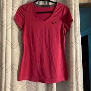 Nike Pro, Dri-Fit, Women’s , M, pink T Shirt, Short Sleeve